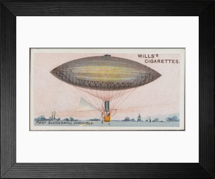 Framed Print : Tissandier Airship 3 Framed Print : Tissandier Airship 3