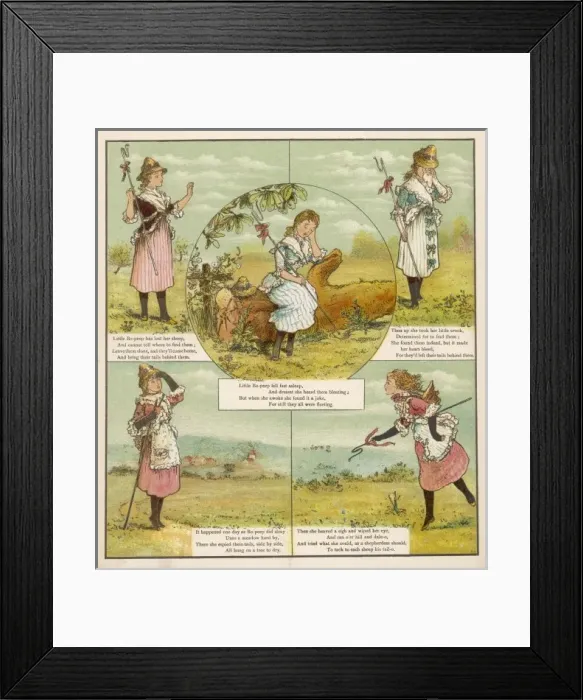 Framed Print : Little Bo-Peep Framed Print : Little Bo-Peep