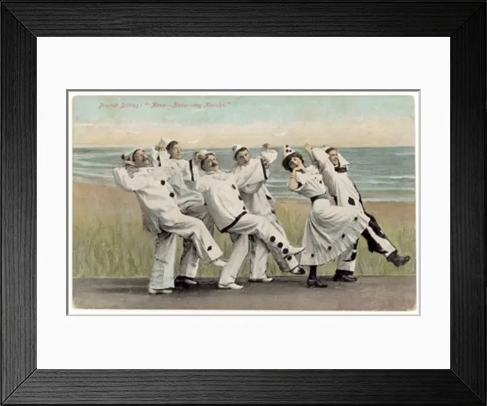 Framed Print : Pierrot Concert Party Framed Print : Pierrot Concert Party