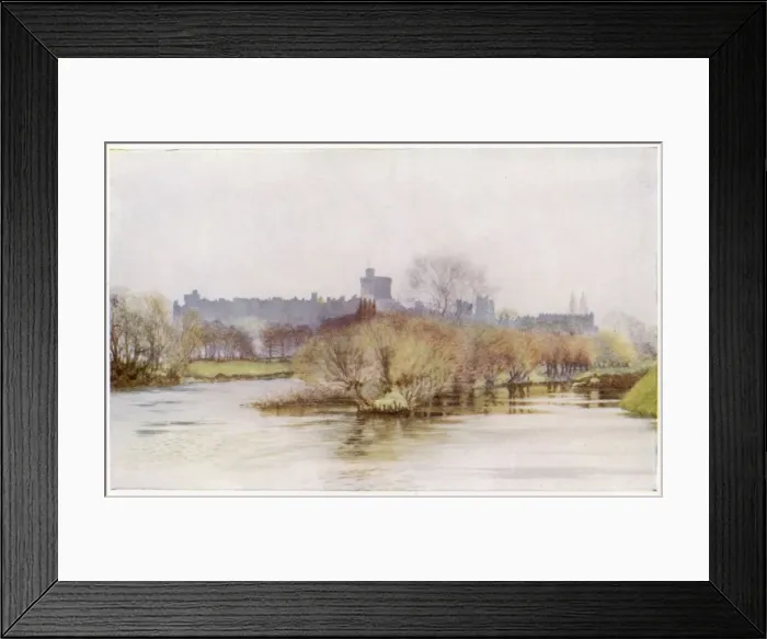 Framed Print : Windsor / Fellows Eyot Framed Print : Windsor / Fellows Eyot