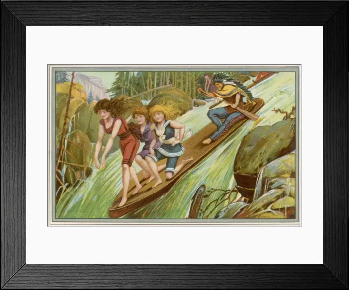 Framed Print : Water Show / The Chutes Framed Print : Water Show / The Chutes