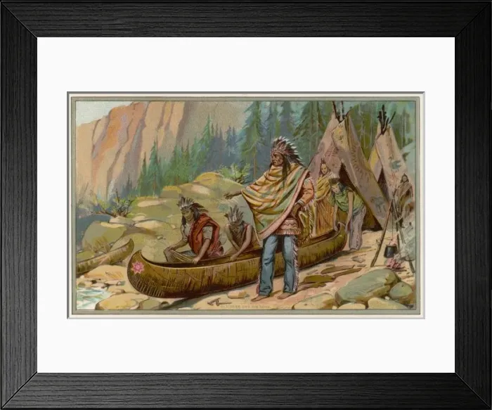 Framed Print : Water Show / Native US Framed Print : Water Show / Native US