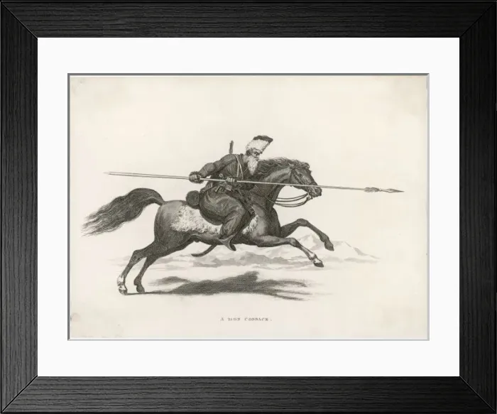 Framed Print : Racial / Russia / Cossack Framed Print : Racial / Russia / Cossack