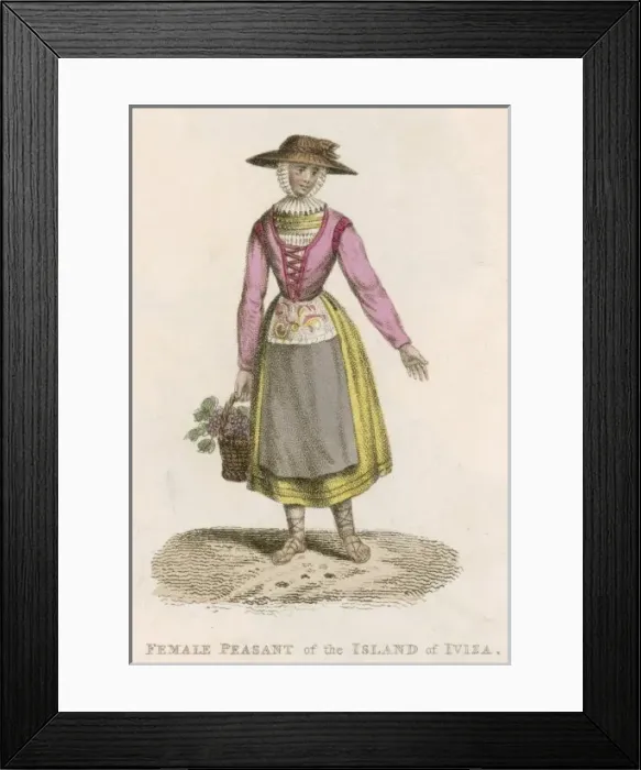 Framed Print : Racial / Spain / Ibiza C1830 Framed Print : Racial / Spain / Ibiza C1830