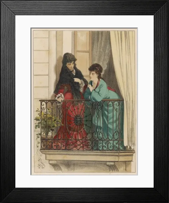 Framed Print : Spanish Women 1878 Framed Print : Spanish Women 1878