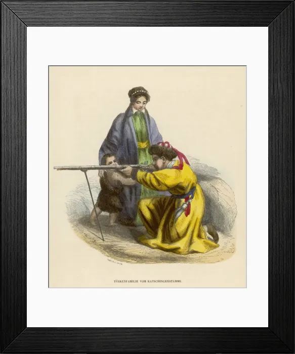 Framed Print : Racial / Turkey / Family Framed Print : Racial / Turkey / Family