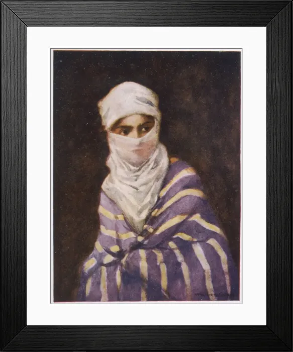 Framed Print : Racial / Turkey / Yashmak Framed Print : Racial / Turkey / Yashmak