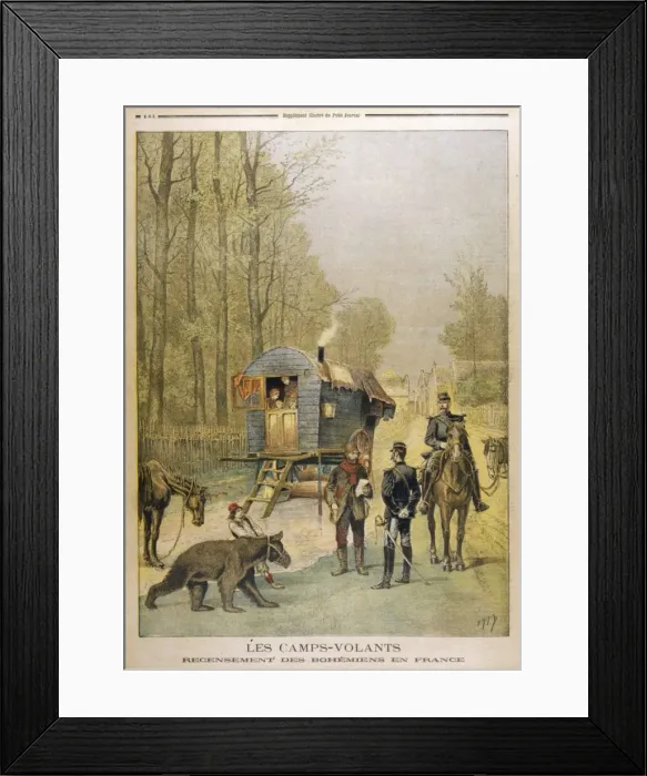 Framed Print : Racial / Gipsies / Census Framed Print : Racial / Gipsies / Census
