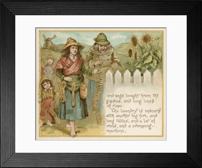 Framed Print : Buying Clothes Pegs Framed Print : Buying Clothes Pegs