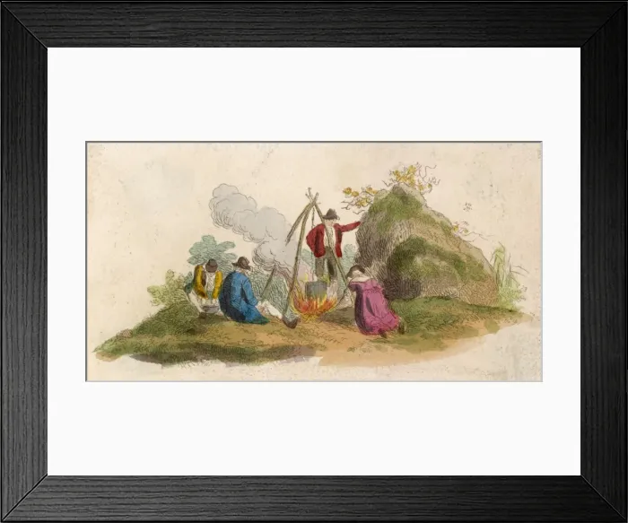 Framed Print : Racial / Gipsies 1803 Framed Print : Racial / Gipsies 1803