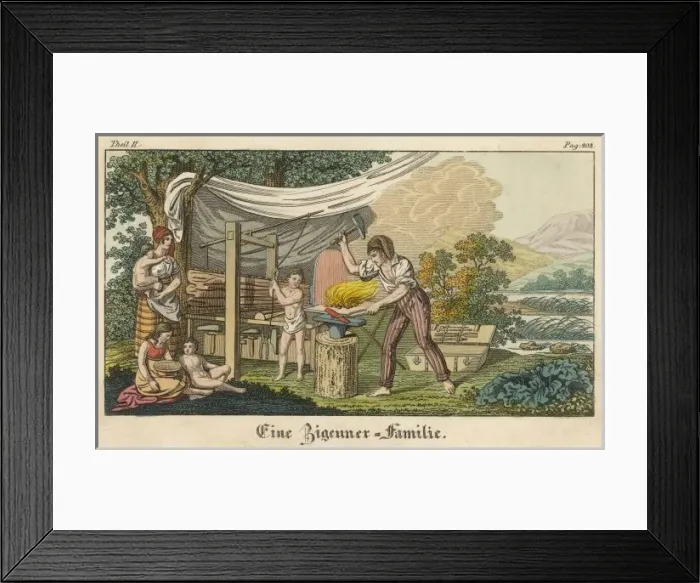 Framed Print : Racial / Gipsies / Smith Framed Print : Racial / Gipsies / Smith