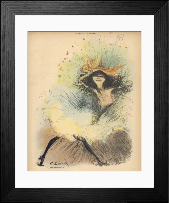 Framed Print : TORPEDO-GIRL / 1902 Framed Print : TORPEDO-GIRL / 1902