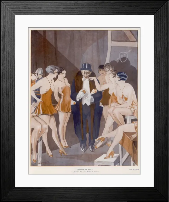 Framed Print : Showgirls / Rich Patron Framed Print : Showgirls / Rich Patron