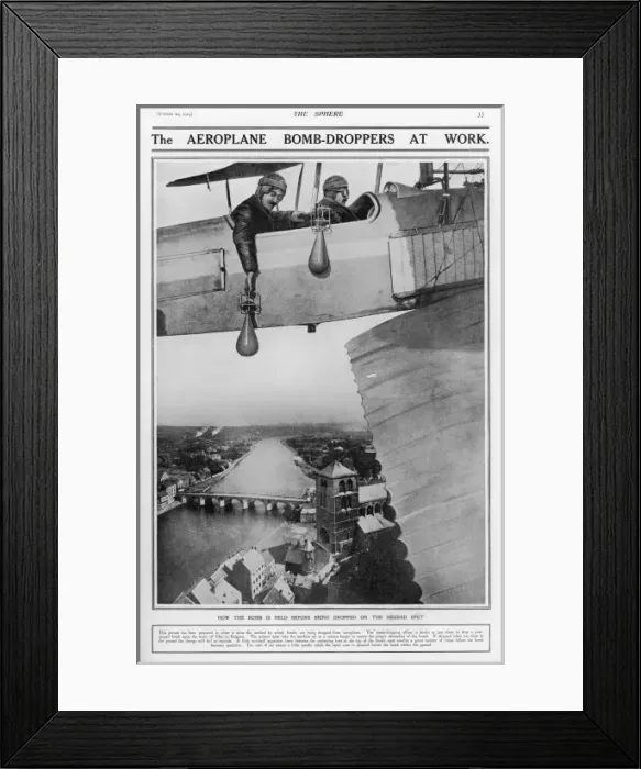 Framed Print : How Bombs are Dropped Framed Print : How Bombs are Dropped