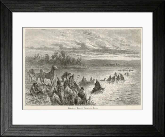 Framed Print : Racial / Blackfoot River Framed Print : Racial / Blackfoot River