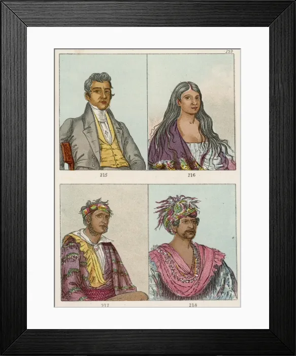 Framed Print : Racial / Cherokee Group Framed Print : Racial / Cherokee Group
