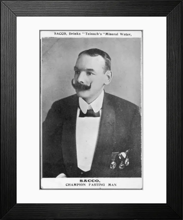 Framed Print : Sacco / Fasting Man Framed Print : Sacco / Fasting Man
