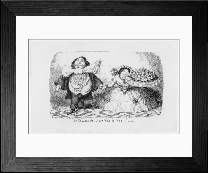 Framed Print : Married Couple Vis-A-Vis Framed Print : Married Couple Vis-A-Vis