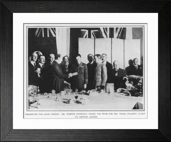Framed Print : Alcock & Brown - 4 Framed Print : Alcock & Brown - 4