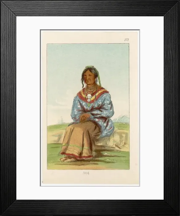 Framed Print : Racial / Seminole Squaw Framed Print : Racial / Seminole Squaw