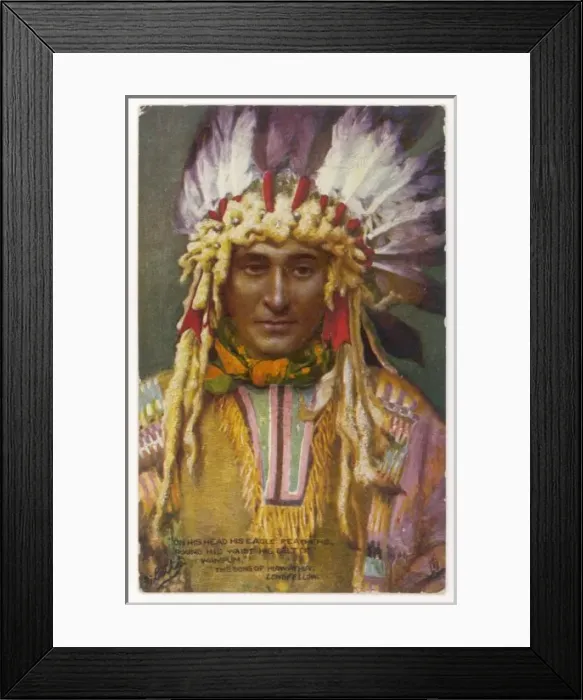 Framed Print : Racial / Iroquois 1904 Framed Print : Racial / Iroquois 1904