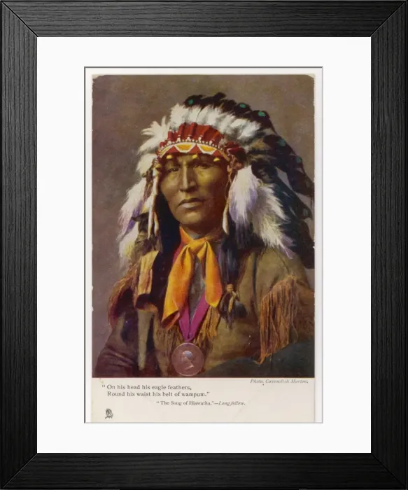 Framed Print : Racial / Iroquois 1904 Framed Print : Racial / Iroquois 1904