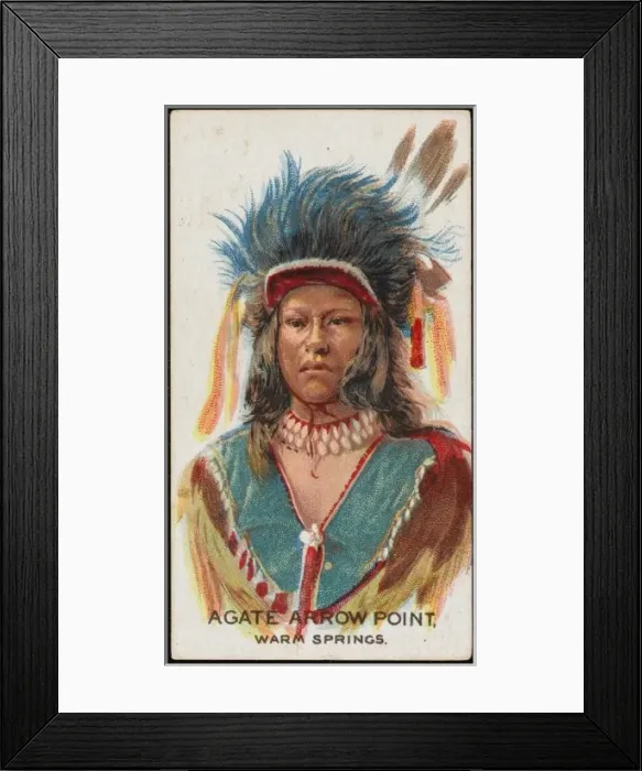 Framed Print : Racial / Agate Arrow Point Framed Print : Racial / Agate Arrow Point