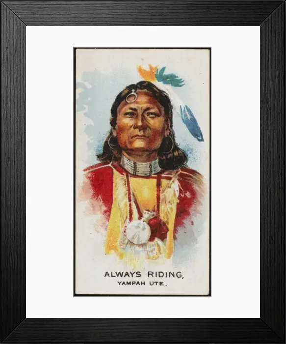 Framed Print : Racial / Always Riding / Ute Framed Print : Racial / Always Riding / Ute
