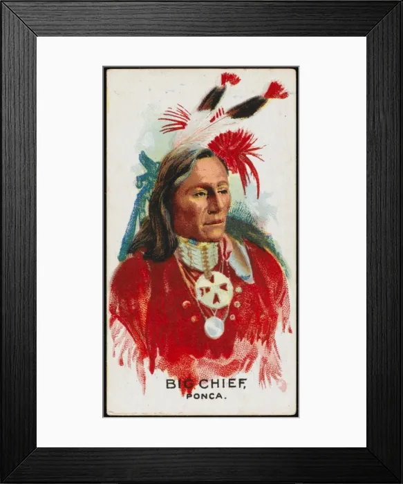 Framed Print : Racial / Big Chief / Poncah Framed Print : Racial / Big Chief / Poncah