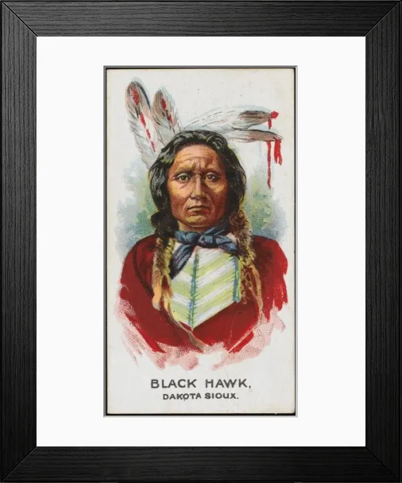 Framed Print : Racial / Black Hawk / Sioux Framed Print : Racial / Black Hawk / Sioux