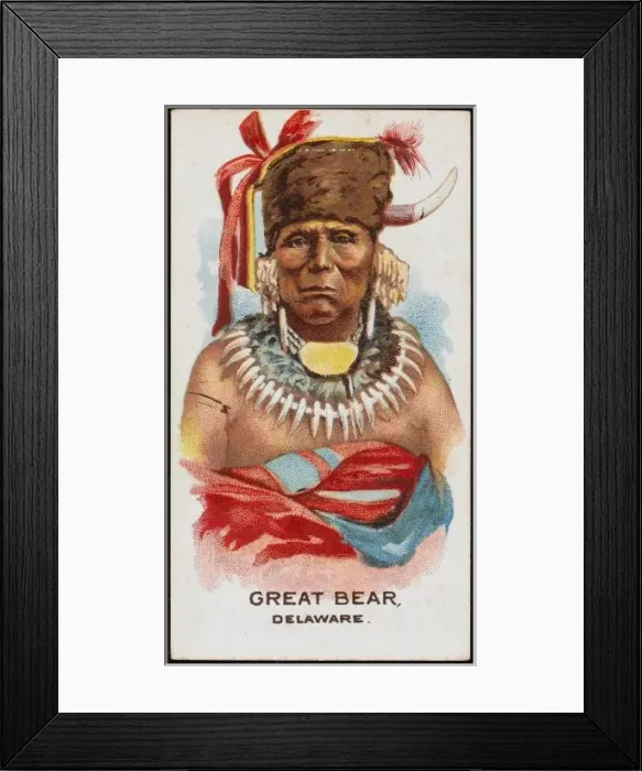 Framed Print : Racial / Great Bear / Delawa Framed Print : Racial / Great Bear / Delawa