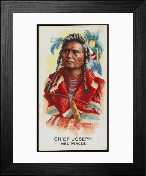 Framed Print : Racial / Joseph / Nez Perces Framed Print : Racial / Joseph / Nez Perces
