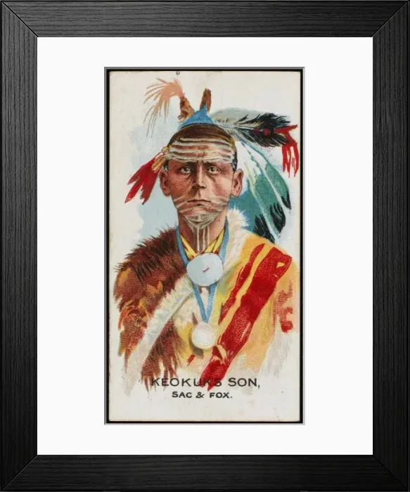 Framed Print : Racial / Sac-Fox Son / 20C Framed Print : Racial / Sac-Fox Son / 20C