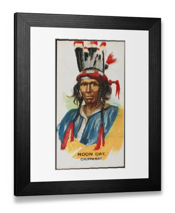 Framed Print : Racial / Noon Day / Chippewa Framed Print : Racial / Noon Day / Chippewa