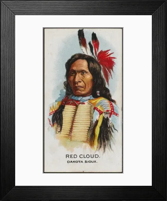 Framed Print : Racial / Red Cloud / Sioux Framed Print : Racial / Red Cloud / Sioux