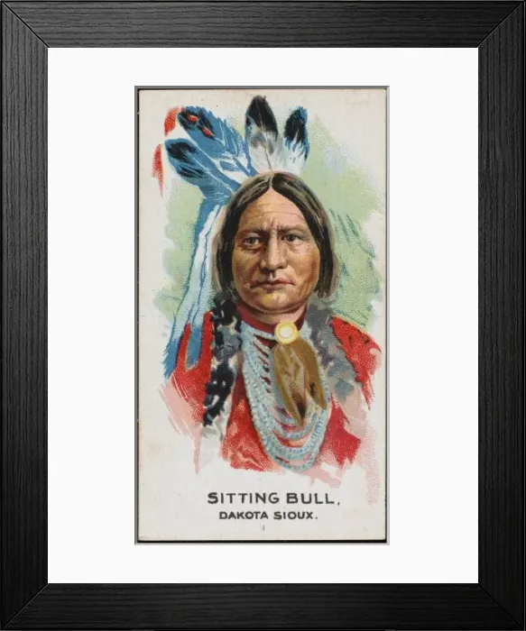 Framed Print : Racial / Sitting Bull 20C Framed Print : Racial / Sitting Bull 20C
