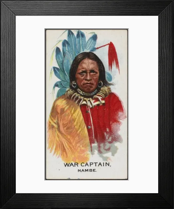 Framed Print : Racial / War Captain / Nambe Framed Print : Racial / War Captain / Nambe