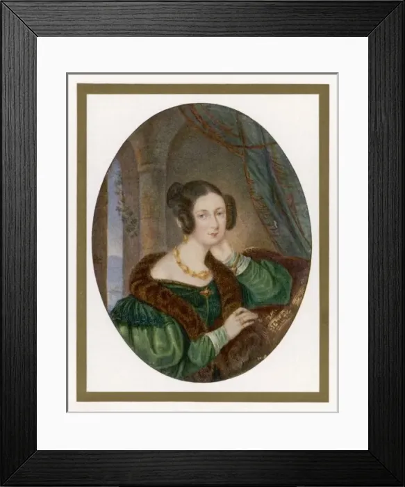 Framed Print : Miniature / Agricola 1830S Framed Print : Miniature / Agricola 1830S