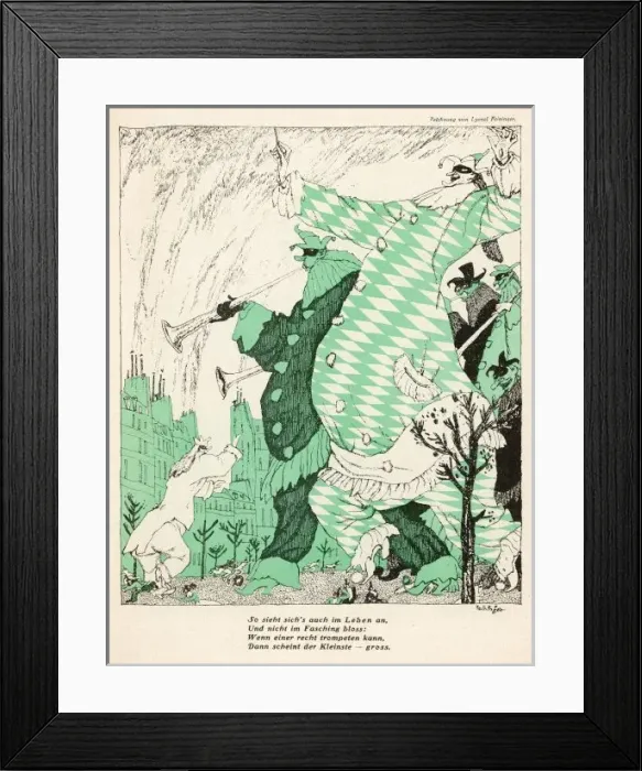 Framed Print : Carnival Giants / 1910 Framed Print : Carnival Giants / 1910