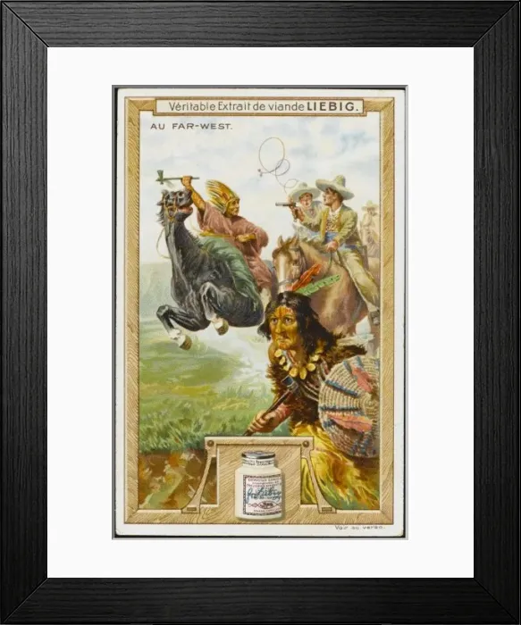 Framed Print : Racial  /  Fighting Cowboys