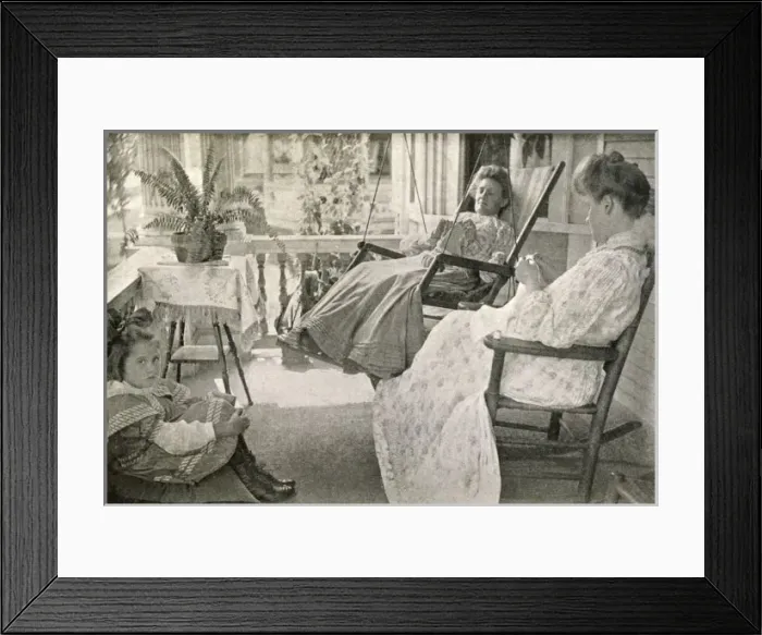 Framed Print : Life in America. Porch Framed Print : Life in America. Porch