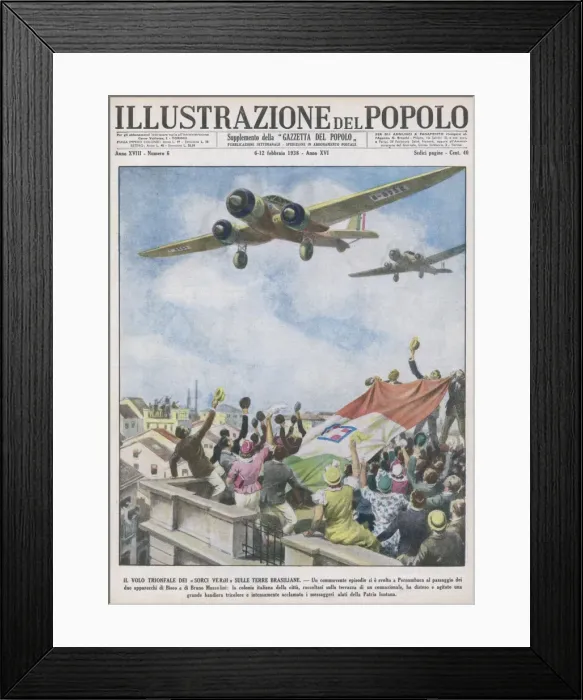 Framed Print : Bruno Mussolini Flies Framed Print : Bruno Mussolini Flies