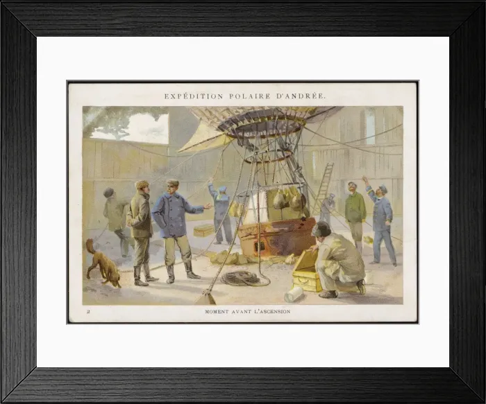 Framed Print : Pre Andree Departure Framed Print : Pre Andree Departure