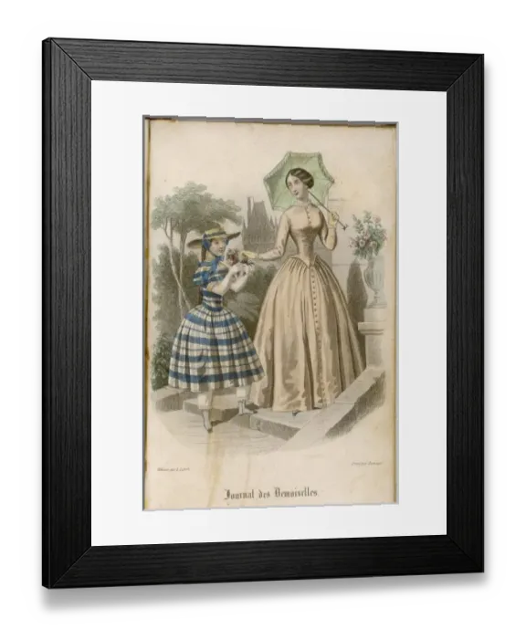 Framed Print : Dress with Buttons 1846 Framed Print : Dress with Buttons 1846