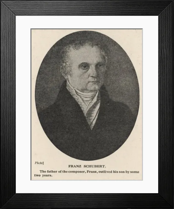 Framed Print : Schuberts Father Framed Print : Schuberts Father