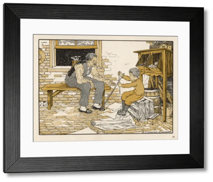 Framed Print : Boy Gets Kite Advice Framed Print : Boy Gets Kite Advice
