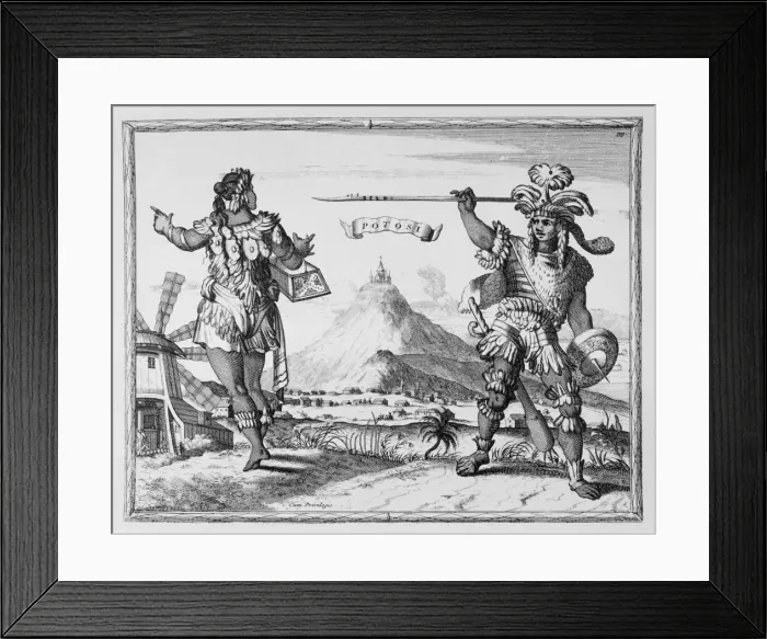 Framed Print : Racial / Bolivia / Potosi Framed Print : Racial / Bolivia / Potosi