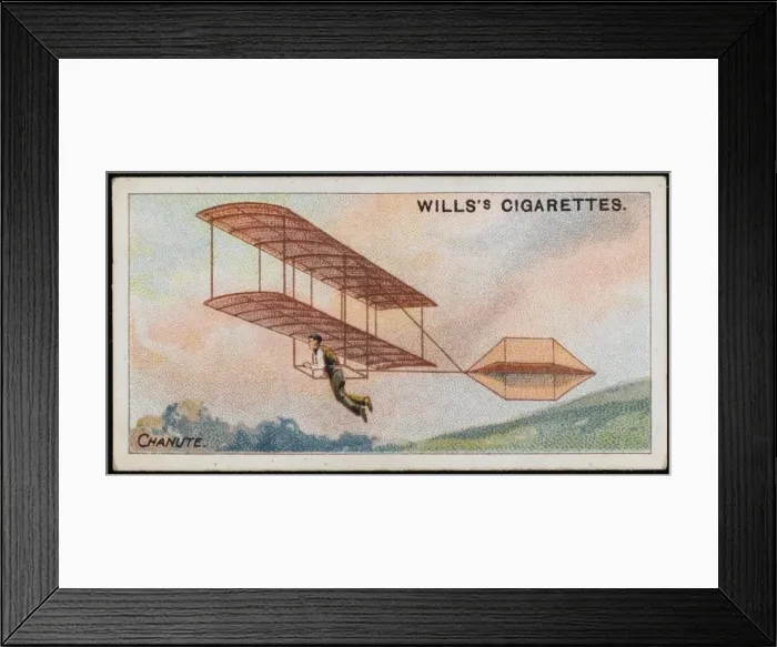 Framed Print : CHANUTEs GLIDER 1895 Framed Print : CHANUTEs GLIDER 1895