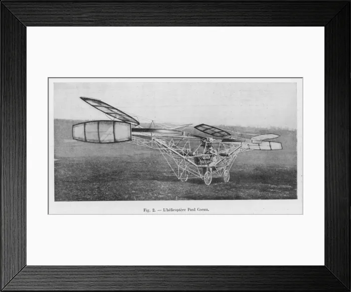 Framed Print : Cornu Helicopter 1 Framed Print : Cornu Helicopter 1