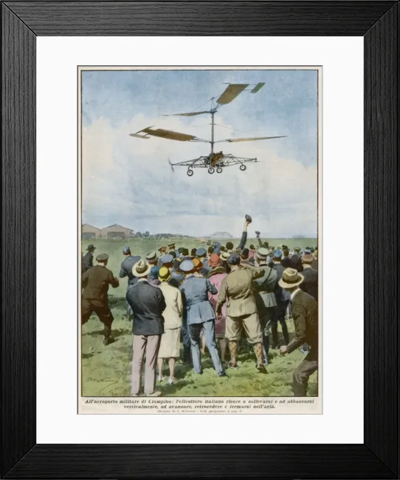 Framed Print : D ascania Helicopter Framed Print : D ascania Helicopter